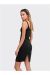 mauro black mini forema dress little black dress italiko made in italy summer 2020