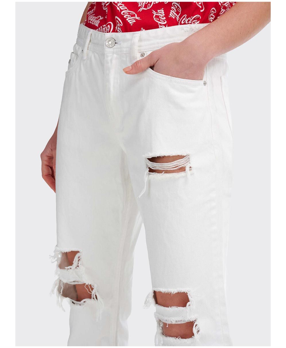 white jeans boyfriend me skisimata kai fthores alcott made in italy spring summer 2021