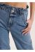 blue jeans balloon fit elastic waist made in italy