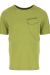 dark lime t-shirt made in italy imperial fashion pocket on chest