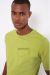 dark lime t-shirt made in italy imperial fashion pocket on chest