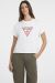 guess iconic triangle print guess eco collection for women winter 2024 boxy fit t-shirt