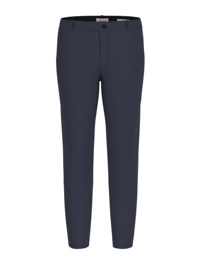 Μπλέ slim fit chino παντελόνι