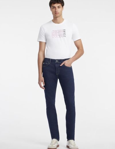 Μπλέ stretch & skinny jeans