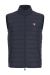 blue navy blue puffer hooded vest guess collection winter 2024