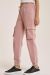 roz nude pink panteloni formas cargo pants made in italy spring summer 2021
