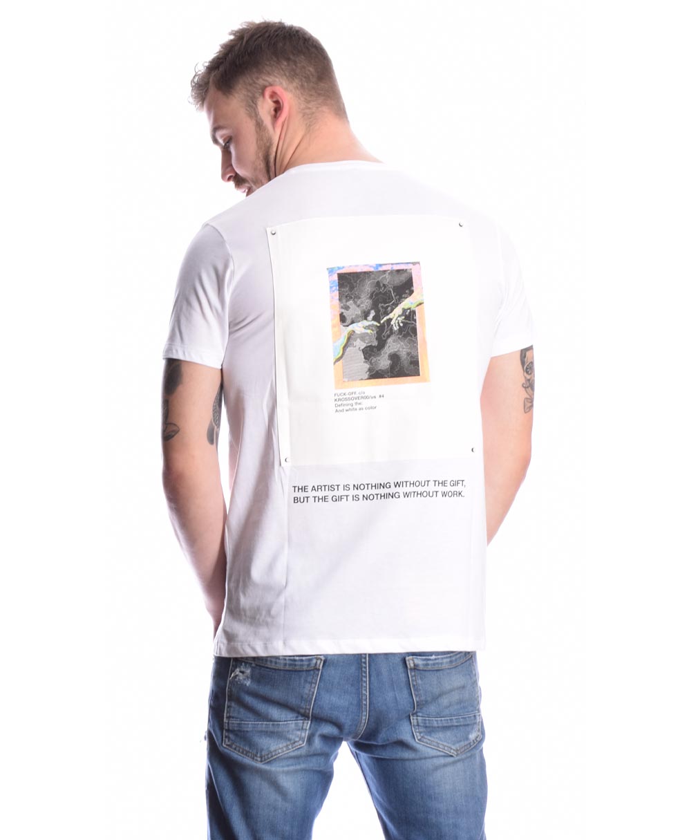 hand of god cross over fingers t-shirt made in italy by imperial fashion 2021