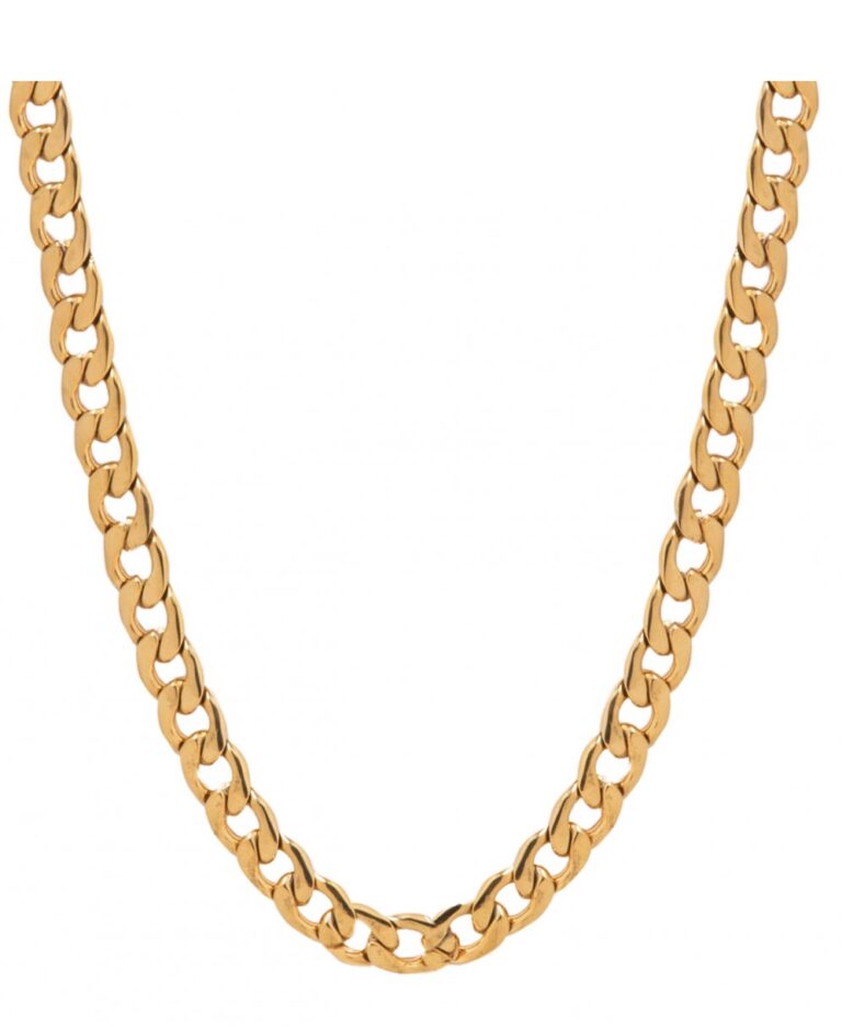cuban rope two feelings necklaces gold