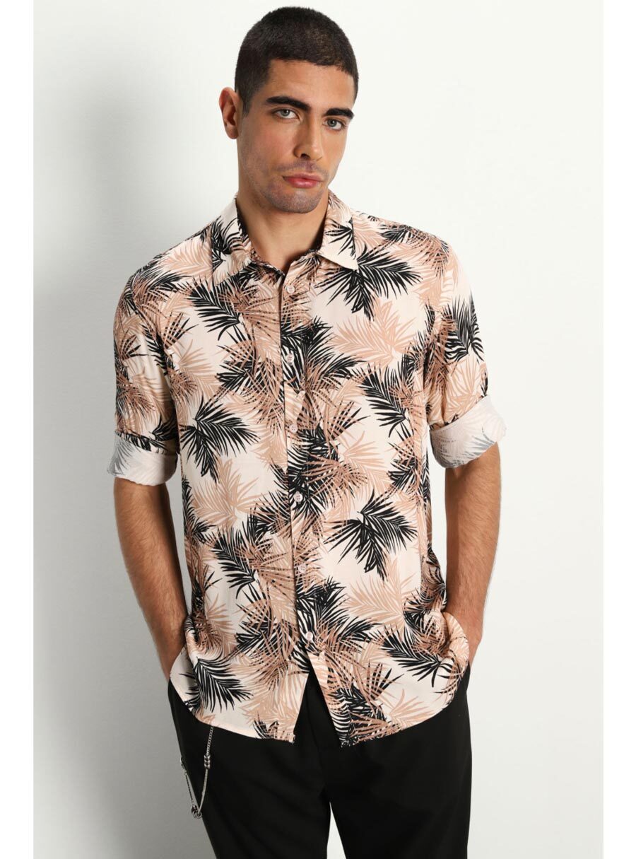 botanical floral emprime print italia shirt made in italy imperial fashion spring summer 2022