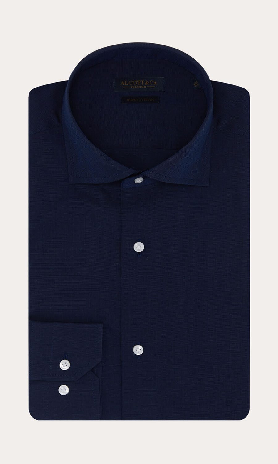 navy blue italian shirt with semi grench collar made in italy 2024 summer essentials summer collection