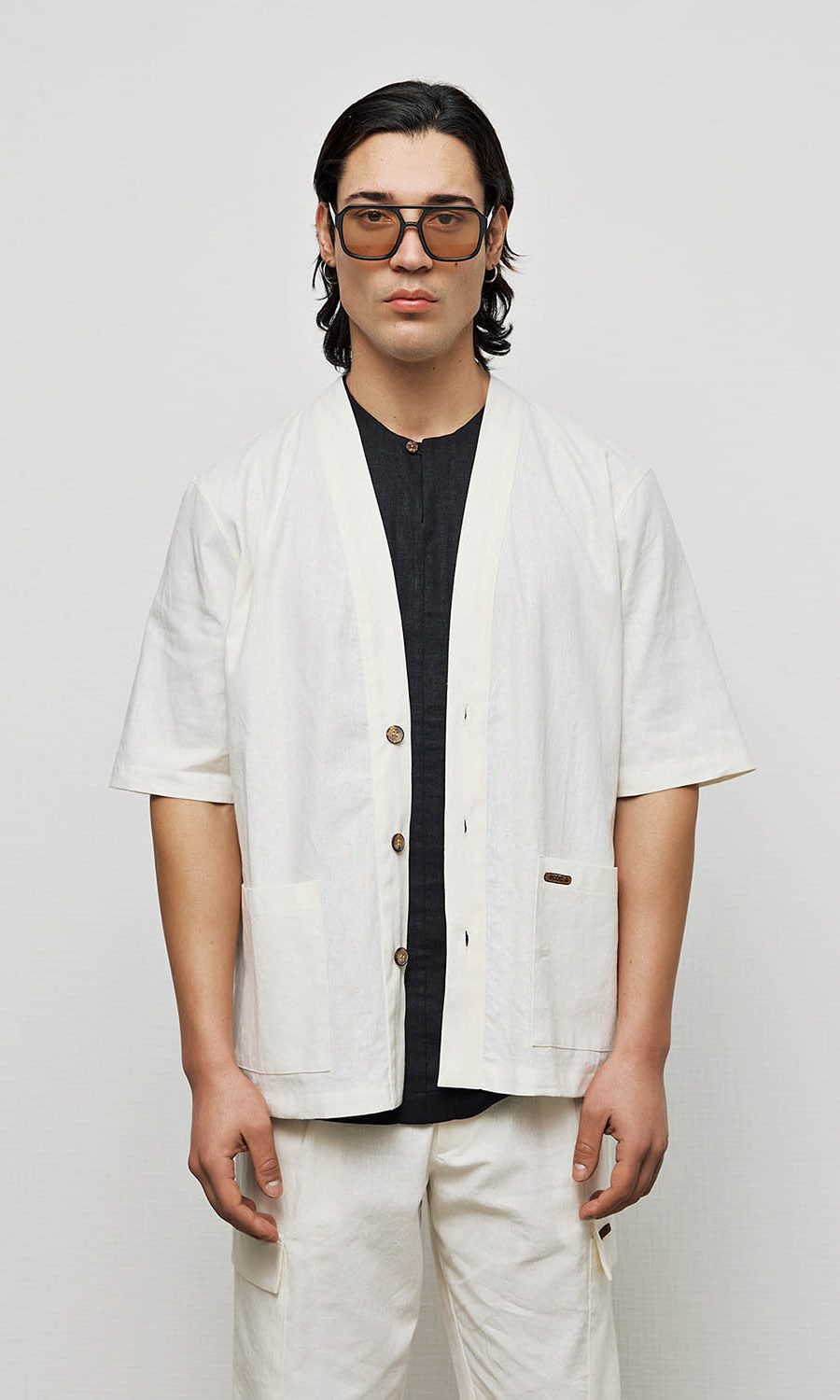 off white leuko lino linen kimono summer 2024 essentials