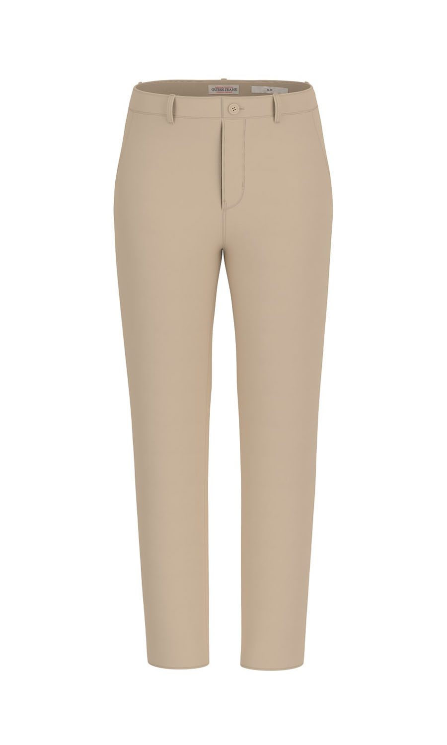 beige mpez chino ufasmatino galliko panteloni guess ths neas sulloghs guess eco fall winter 2024 women collection