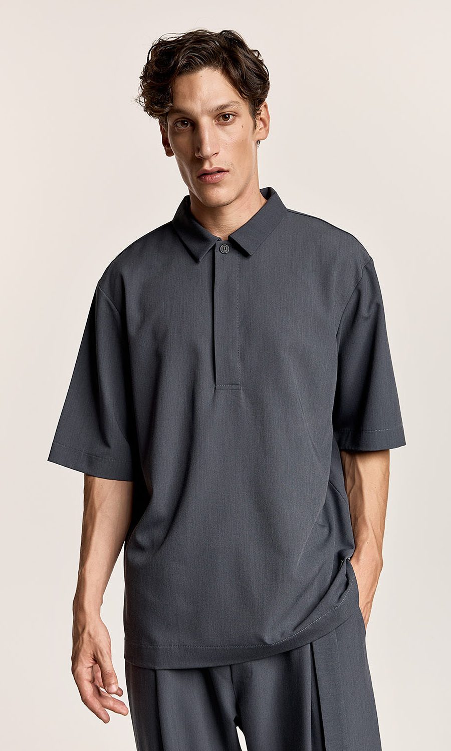 gkrey gkri polo t-shirt oversized loose fit picoc fall winter 2024