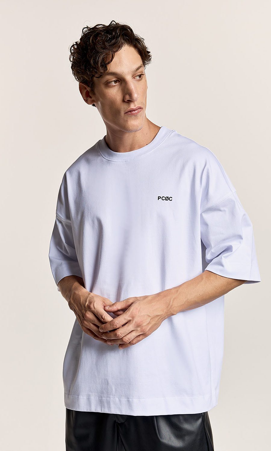 all white tshirt boxy fit fall winter 2024 picoc essentials